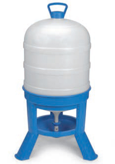 Poultry Drinker Blue W/Legs 40L