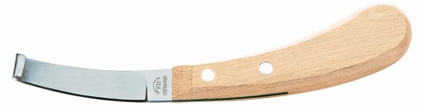 Hoof Knife Economy Wooden Handle